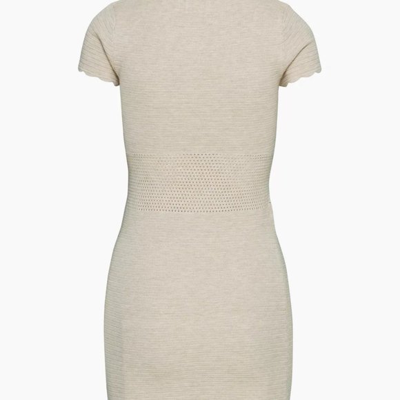 Aritzia Wilfred Reception Dress in Heather Bone - Picture 2 of 3